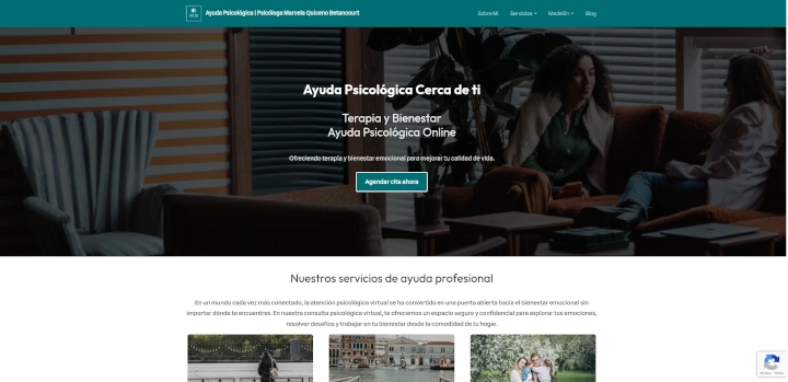 pagina web de servicios profesionales de psicologia